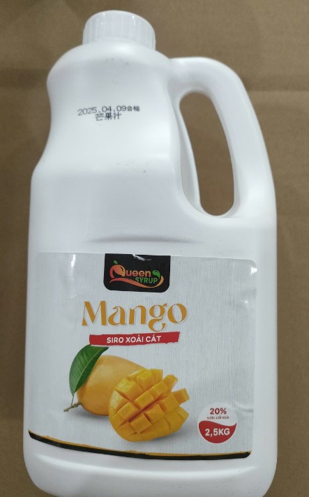 Siro Xoài Cát Queen Syrup 2.5kg